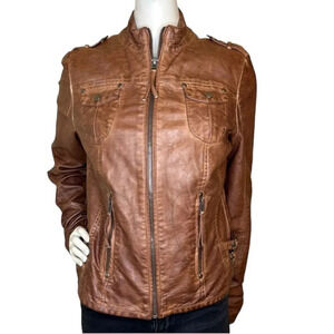 Bagatelle Women’s Faux Leather Jacket Size Small